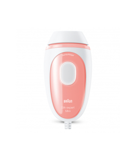 Braun | Epilator | PL1000 Silk-expert Mini IPL | Bulb lifetime (flashes) 300.000 | Number of power levels 3 | White/Pink