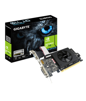 Gigabyte | GV-N710D5-2GIL | NVIDIA | 2 GB | GeForce GT 710 | GDDR5 | DVI-D ports quantity 1 | HDMI ports quantity 1 | PCI-E 2.0