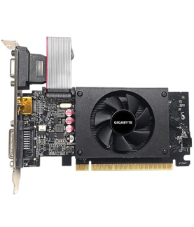 Gigabyte | GV-N710D5-2GIL | NVIDIA | 2 GB | GeForce GT 710 | GDDR5 | DVI-D ports quantity 1 | HDMI ports quantity 1 | PCI-E 2.0