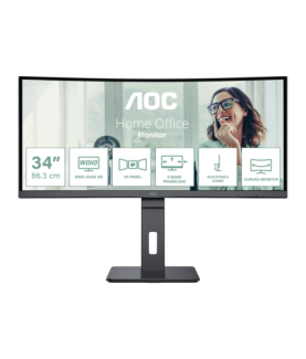 AOC CU34P3CV | 34 " | VA | 21:9 | 100 Hz | 4 ms | 3440 x 1440 pixels | HDMI ports quantity 1