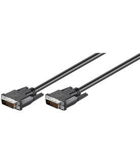 Goobay | Black | DVI-D male Dual-Link (24+1 pin) | DVI-D male Dual-Link (24+1 pin) | DVI to DVI | 1.8 m