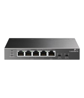 TP-LINK | 5-Port Gigabit Desktop Switch with 4-Port PoE | TL-SG1005P-PD | Unmanaged | Desktop/Wall mountable