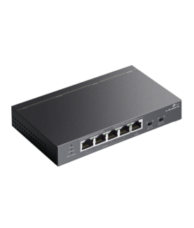 TP-LINK | 5-Port Gigabit Desktop Switch with 4-Port PoE | TL-SG1005P-PD | Unmanaged | Desktop/Wall mountable