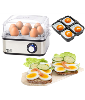 Adler | Egg boiler | AD 4486 | Stainless steel | 800 W