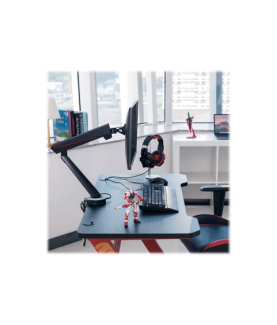 Logilink | Desk Mount | Tilt, swivel, level adjustment, rotate | 17-32 " | Maximum weight (capacity) 8 kg | Black/Red