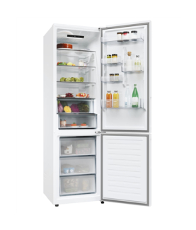 Candy Refrigerator | CNCQ2T620EW | Energy efficiency class E | Free standing | Combi | Height 205 cm | No Frost system | Fridge