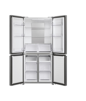 Candy Refrigerator | CFQQ5T817EPS | Energy efficiency class E | Free standing | Side by side | Height 181.5 cm | No Frost syste