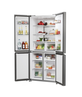 Candy Refrigerator | CFQQ5T817EPS | Energy efficiency class E | Free standing | Side by side | Height 181.5 cm | No Frost syste