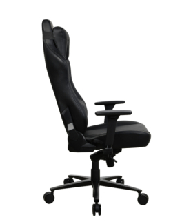 Arozzi Frame material: Metal Wheel base: Aluminium Upholstery: Soft PU | Gaming Chairs | Vernazza SoftPU | Pure Black