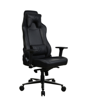 Arozzi Frame material: Metal Wheel base: Aluminium Upholstery: Soft PU | Gaming Chairs | Vernazza SoftPU | Pure Black