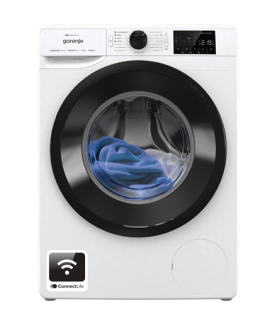 Gorenje Washing Machine | WPNEI82SBSWIFI | Energy efficiency class B | Front loading | Washing capacity 8 kg | 1200 RPM | Depth