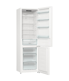 Gorenje Refrigerator | NRK6202EW4 | Energy efficiency class E | Free standing | Combi | Height 200 cm | No Frost system | Fridg