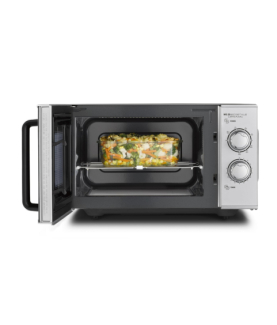 Caso | Ceramic Microwave Oven with Grill | MG 25 Ecostyle | Free standing | 25 L | 900 W | Grill | Silver