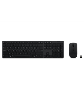 Lenovo | Professional Wireless Rechargeable Combo Keyboard and Mouse | Keyboard and Mouse Set | Wireless | Mouse included | Nor