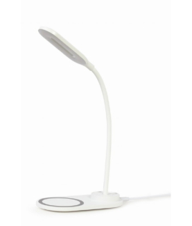 Gembird | Desk lamp with wireless charger | TA-WPC10-LED-01-W