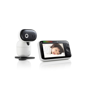 Motorola PIP1610 HD CONNECT 5.0" Wi-Fi HD Motorized Video Baby Monitor, White/Black | Motorola | Wi-Fi HD Motorized Video Baby 