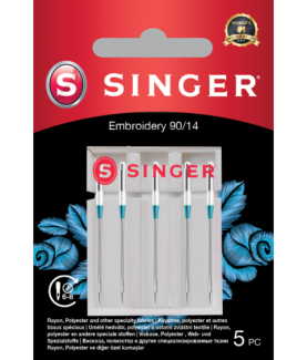 Singer | Embroidery Needle 90/14 5PK