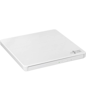 H.L Data Storage | Ultra Slim Portable DVD-Writer | GP60NW60 | Interface USB 2.0 | DVD R/RW | CD read speed 24 x | CD write spe