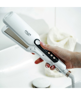 Adler Hair Straightener - Wide | AD 2325 | Ceramic heating system | Display LCD | Temperature (min) 150 C | Temperature (max) 2