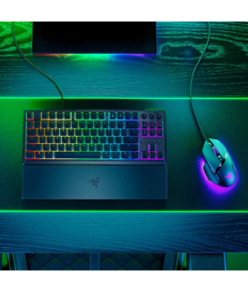 Razer | Ornata V3 Tenkeyless | Gaming Keyboard | Wired | Russian | Black