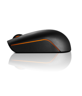 Lenovo | Wireless Compact Mouse | 300 | Optical Mouse | 2.4 GHz Wireless via Nano USB | Black | 1 year(s)