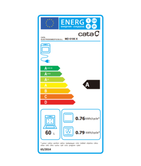 CATA Bundle of Oven and Built-In Gas Hob | MD 6106 X/GI 6004 X | 60 L | Multifunctional | AquaSmart | Touch control | Height 59