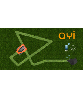 AYI | Lawn Mower | A1 1400i | Mowing Area 1400 m | WiFi APP Yes (Android iOs) | Working time 120 min | Brushless Motor | Maximu