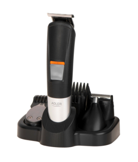 Adler Grooming set 5 in 1 | AD 2943 | Cordless | Number of length steps 4 | Black