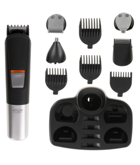 Adler Grooming set 5 in 1 | AD 2943 | Cordless | Number of length steps 4 | Black