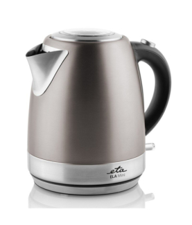 ETA | Kettle | Ela mini ETA859990040 | Standard | 2100 W | 1.2 L | Stainless steel | 360 rotational base | Grey