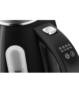 ETA | Kettle | Ela Digi ETA959890020 | Electric | 2200 W | 1.7 L | Stainless steel | 360 rotational base | Black