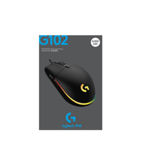 Logitech | Gaming Mouse | G102 LIGHTSYNC | Wired | USB | Black