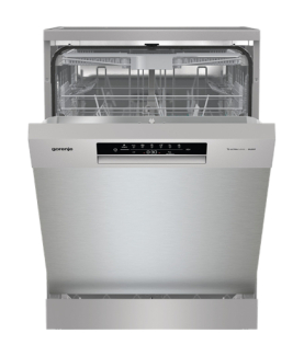 Dishwasher | GS643E90X | Free standing | Width 59.9 cm | Number of place settings 16 | Number of programs 6 | Energy efficiency