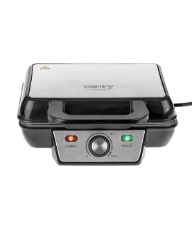 Camry | Waffle Maker | CR 3046 | 1600 W | Number of pastry 2 | Belgium | Black/Stainless Steel