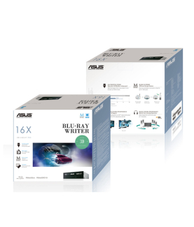 Asus | BW-16D1HT | Internal | Interface SATA | Blu-Ray | CD read speed 48 x | CD write speed 48 x | Black | Desktop