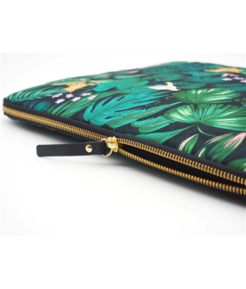 Casyx | SLVS-000020 | Casyx for MacBook | Fits up to size 13 /14 " | Sleeve | Deep Jungle | Waterproof