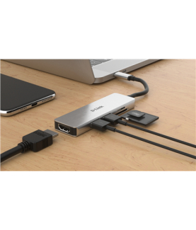 D-Link | 5-in-1 USB-C Hub with HDMI and SD/microSD Card Reader | DUB-M530 | USB Type-C