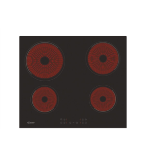 Candy | Hob | CH64CCB/4U2 | Vitroceramic | Number of burners/cooking zones 4 | Touch | Black