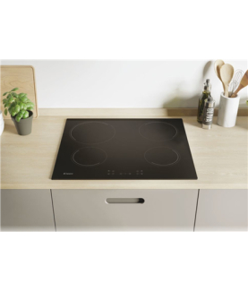 Candy | Hob | CH64CCB/4U2 | Vitroceramic | Number of burners/cooking zones 4 | Touch | Black