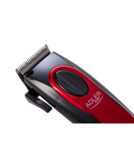 Adler | Hair clipper | AD 2825 | Corded | Red