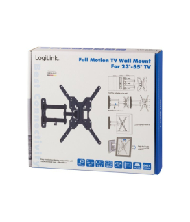 Logilink BP0016 TV Wall mount, 23"-55", tilt +15 -15 ,swievel +-90 , 395mm | Logilink