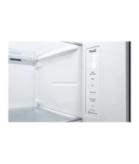 LG | Refrigerator | GSLV71MCLE | Energy efficiency class E | Free standing | Side by side | Height 179 cm | No Frost system | F