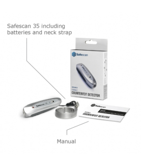 SAFESCAN | 35 | Grey | Suitable for Banknotes, ID documents | Number of detection points 3