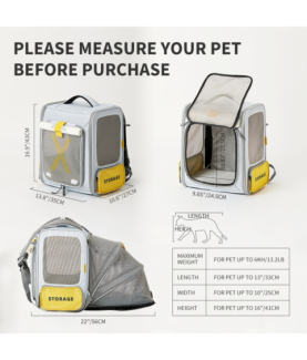 PETKIT | Pet Carrier | BP3 X ZONE | Grey