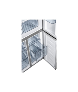 Gorenje Refrigerator | NRM8182MX | Energy efficiency class E | Free standing | Side by side | Height 181.6 cm | No Frost system