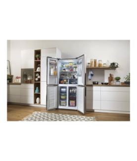 Gorenje Refrigerator | NRM8182MX | Energy efficiency class E | Free standing | Side by side | Height 181.6 cm | No Frost system