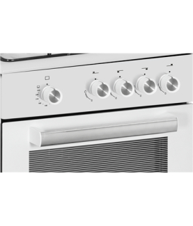 Simfer | Cooker | 4401SGRBB | Hob type Gas | Oven type Gas | White | Width 50 cm | Depth 55 cm | 49 L