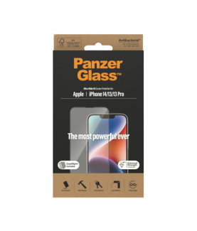 PanzerGlass | Screen protector | Apple | iPhone 14/13/13 Pro | Tempered Glass | Transparent | Fingerprint resistant Diamond str