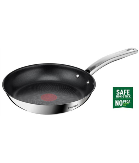 TEFAL Frying Pan | B8170444 Intuition | Frying | Diameter 24 cm | Suitable for induction hob | Fixed handle | Black