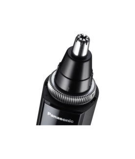 Panasonic Nose & Ear Hair Trimmer with Vortex Cleaning System | ERGN300K503 | Nose and ear trimmer | Wet & Dry